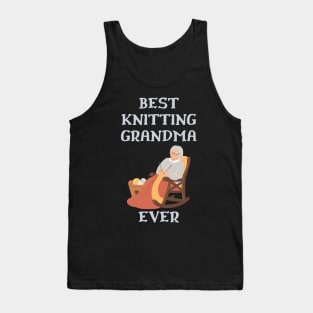 Best Knitting Grandma Ever Tank Top